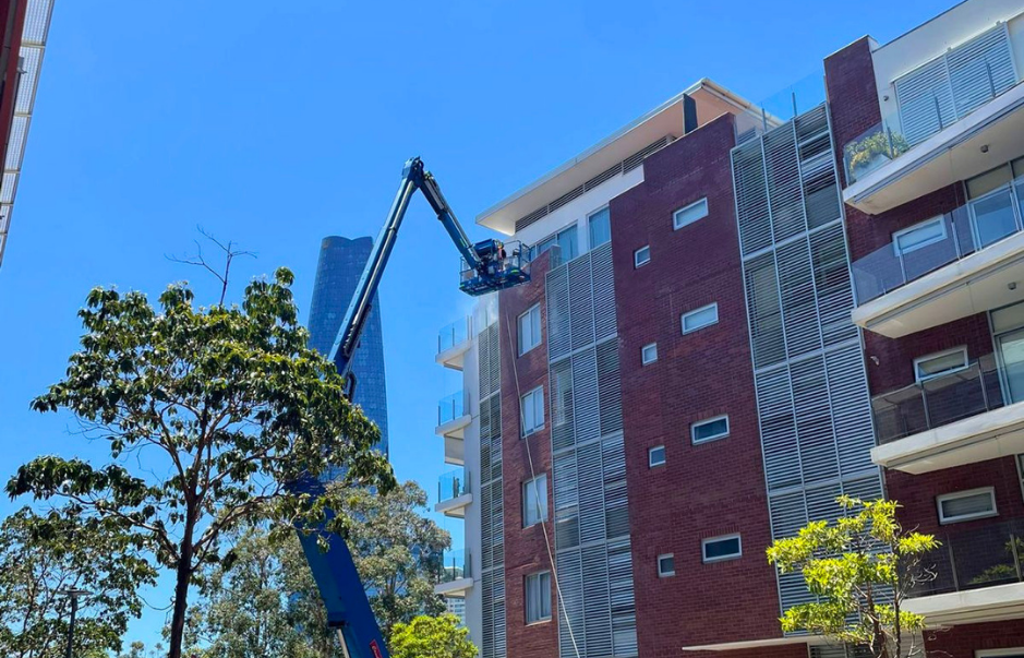 Shimmer Glass and Pressure Cleaning Building Washing