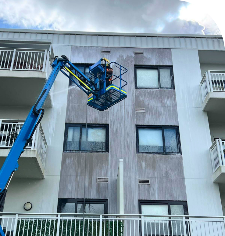 Shimmer Glass and Pressure Cleaning Building Washing