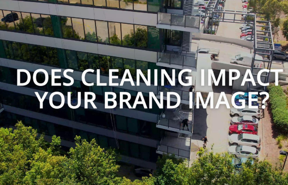 Commercial window cleaning Sydney brand impact