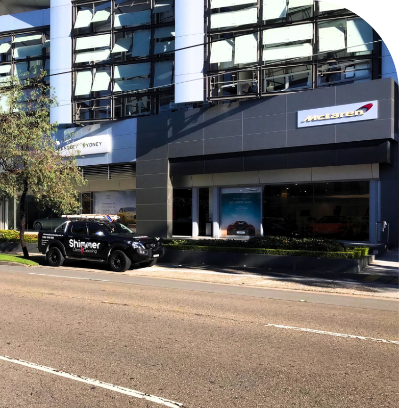Shimmer Glass and Pressure Cleaning services Shopping Centres